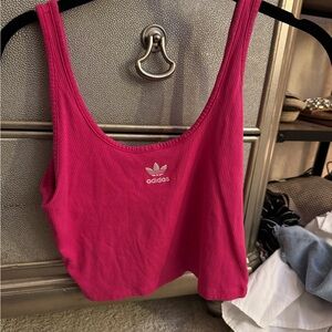 Adidas Women's Vibrant Pink Tank Top